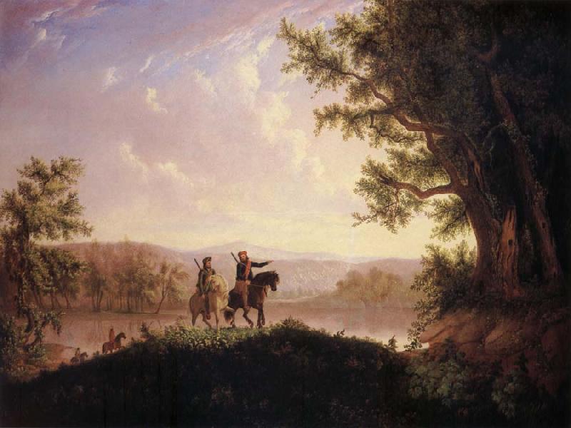 Thomas Mickell Burnham The Lewis and Clark Expedition oil painting picture
